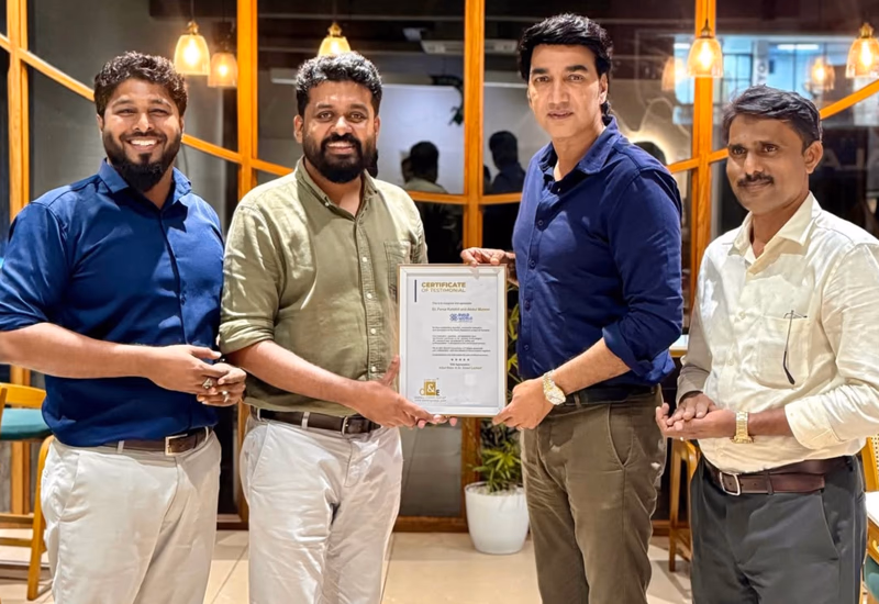 Certificate presentation event