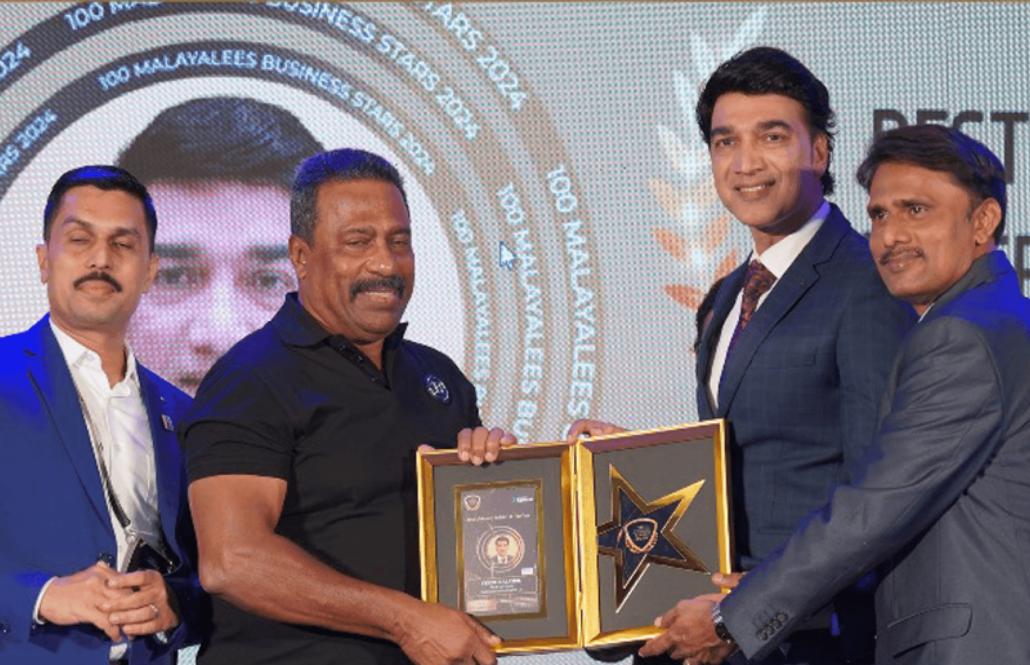 Award ceremony celebration